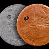 2009 Cook Islands Anniversary Moon + Mars meteorite