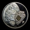 Cook Islands 2008 Pultusk meteorite $5 silver proof